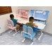 Bàn Học Sinh Chống Gù A16+ Màu Xanh